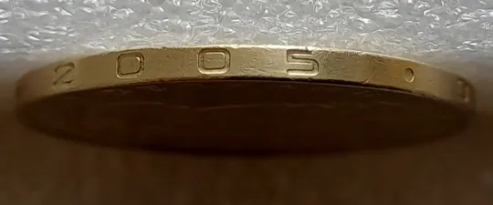 Купити (7908) 1 гривня 2005 викрошки у &quot;2&quot;, &quot;5&quot; слова &quot;2005&quot; та &quot;Д&quot; слова &quot;ОДНА&quot; на гурті (1 гривна 2005 брак)