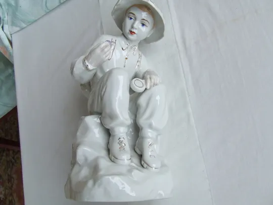 Фарфор Юный геолог раз. 31 х 18 см. 1960 гг. ЗХК ссср Недорого