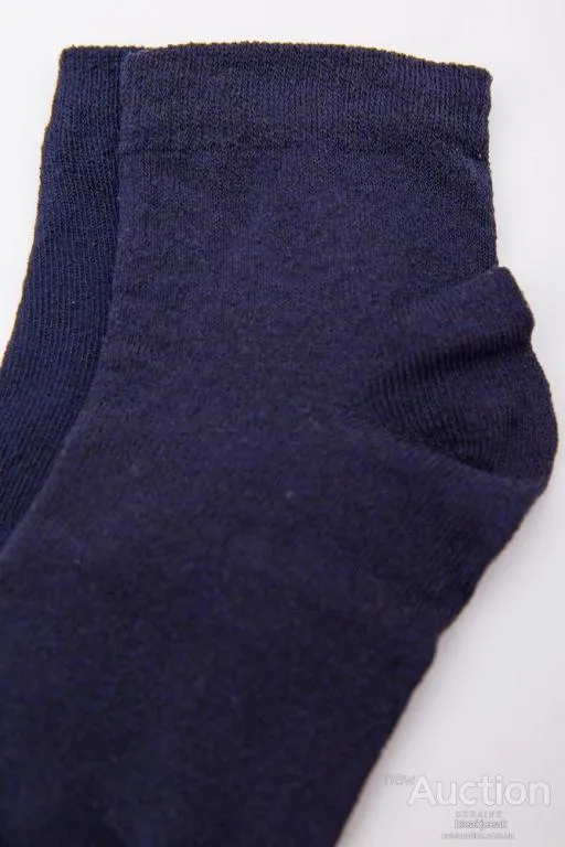 Детские однотонные носки, темно-синего цвета, 167R603 З аукціону
