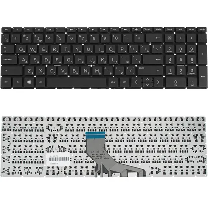 фото, Клавіатура для ноутбука HP (250 G7, 255 G7 series) rus, black, без фрейма (оригінал)