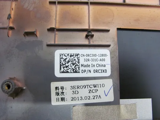 579-7 Кришка панель палмрест тачпад 0RC3X0 для DELL Inspiron 17R 7720 5720 оригінал З аукціону