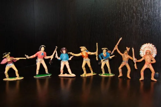 индейцы ковбои (JECSAN) 65-70мм ОРИГИНАЛЫ !! Ціна