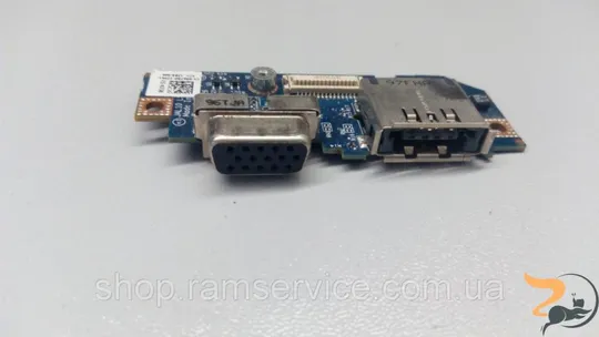 Додаткова плата, VGA роз'єм, та E-SATA для ноутбука Dell Latitude E4300, LS-415BP, б/в Ціна
