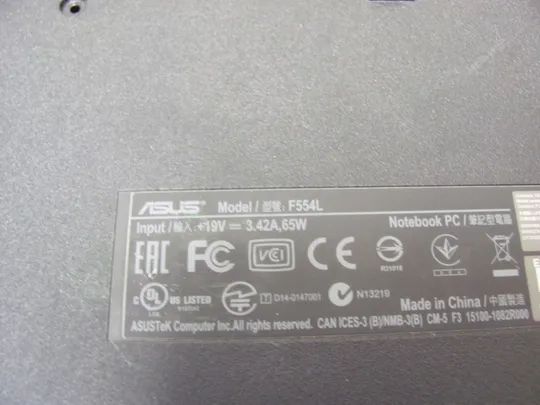 номер0942-6 Кришка дно піддон корпуса Нижний корпус (дно) для ноутбука Низ дно поддон Нижняя часть 13N0-R7A1C01 для ASUS X555 F554la A555 K555 R556 X554 X553 оригінал Характеристики