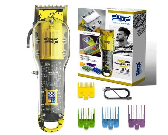 Машинка для стрижки волос DSP 90460 Green/yellow (20) Ціна