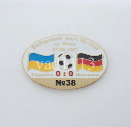 фото, футбол Серия "Все матчи сборной Украины" матч №38 УКРАИНА- ГЕРМАНИЯ 1997 отб. ЧМ 1998