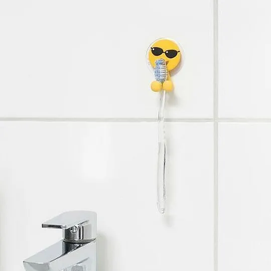 Настенный держатель для зубной щетки Смайлик 5 см Де купити