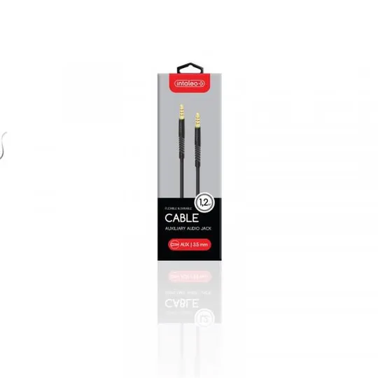 Купити Кабель Intaleo CBFLEXA1 3.5 мм - 3.5 мм (M/M), 1.2 м, Black (1283126487538)