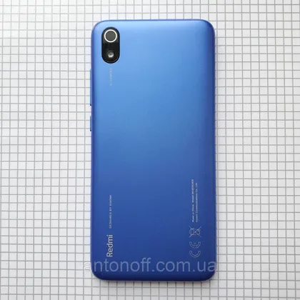 фото, Задня кришка Xiaomi Redmi 7A (pine) для телефона синій оригінал