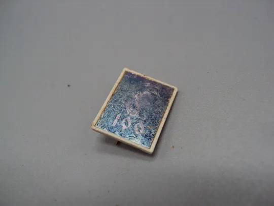 Знак Ленин в кепке 100 лет со дня рождения юбилей ссср профиль портрет ситалл стекло №17612 Ціна