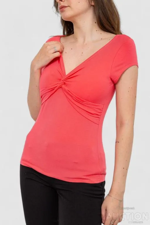 Футболка женская, цвет коралловый, 186R606 З аукціону