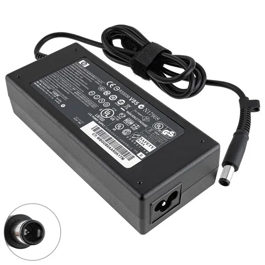 Купити Блок живлення для ноутбука HP 19.5V, 7.7A, 150W, 7.4*5.0-PIN, black (без кабеля!)