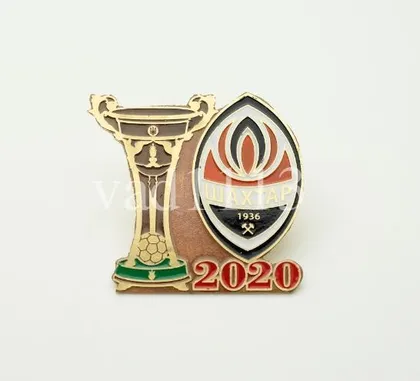 фото, Футбол значок - Чемпион Украины 2020 года Шахтер Донецк.