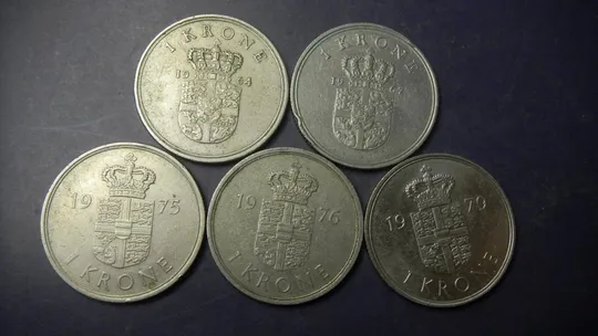 Купити 1 крона Данія (порічниця) 5шт, всі різні