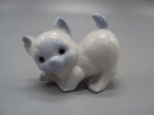 Фигура фарфор статуэтка котенок миниатюра котик Германия кот высота 4,7 см под реставрацию №13720 Ціна