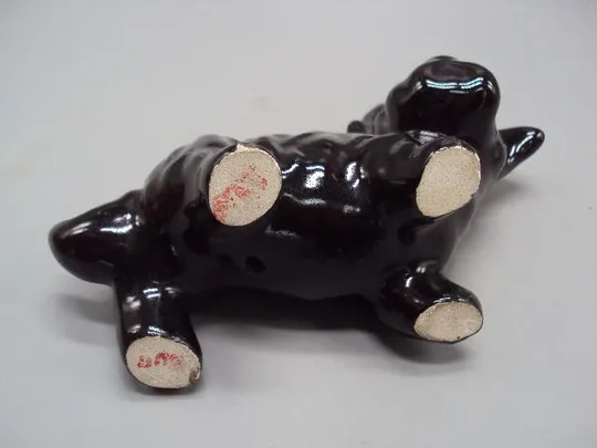 Фигура керамика статуэтка Константиновка собака терьер щенок собачка высота 11,5 см №12989 Характеристики