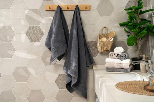 Набор полотенец махровых Ardesto Lotus ART-2357-MC 2 шт графитовый Ціна