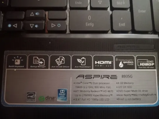 Acer Aspire 8935G Недорого