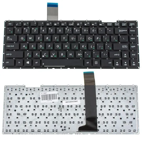 Купити Клавіатура для ноутбука ASUS (X401, X450 series) rus, black, без фрейма, з кріпленнями