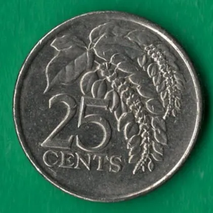фото, 25 центів 2007 року Тринідад і Тобаго [КВ]