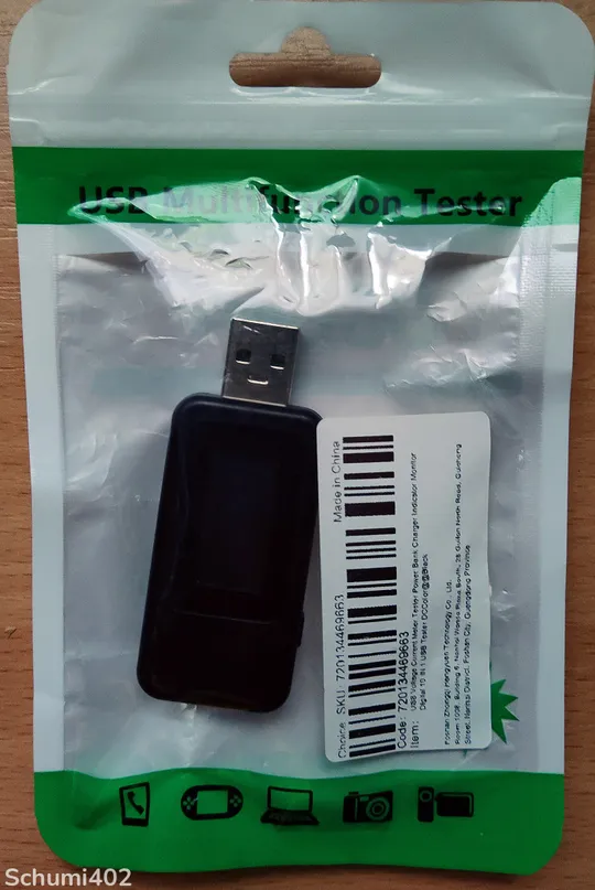 USB тестер Keweisi KWS-MX18 напруга (4-30V) та струм (0-5A) З аукціону