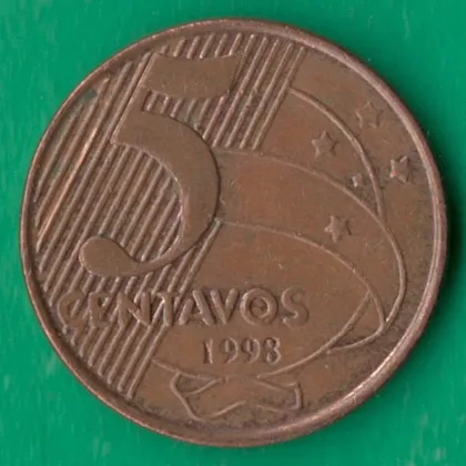 фото, 5 сентаво 1998 року Бразилія [КВ]