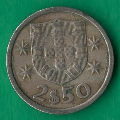 2,5 ескудо 1967 року Портуґалія [КВ] Ціна