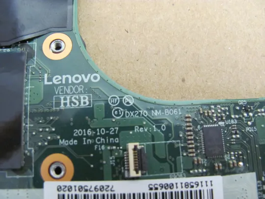 426-42 материнська плата РОБОЧА DX270 NM-B061 SR2ZW  i3-7100U для Lenovo ThinkPad  X270  оригінал в Україні