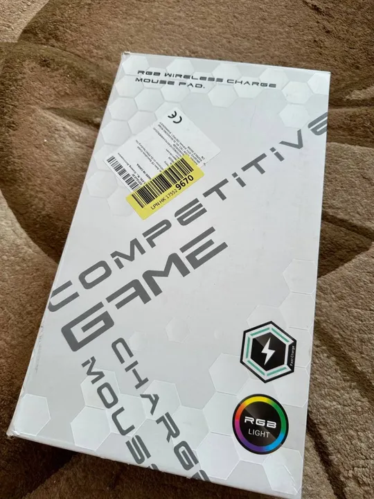 Ігрова поверхня з бездротовою зарядкою 15W килимок для миші з RGB підсвічуванням Wireless Charging RGB Gaming Mouse Pad (7) Ціна