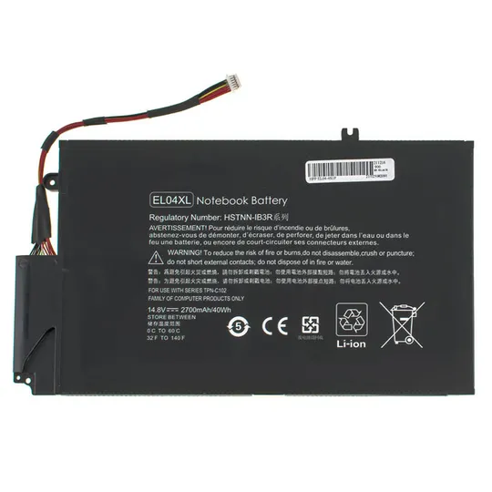Батарея для ноутбука HP EL04XL (ENVY: 4-1000, 4-1100, 4-1200, SLEEKBOOK: 4T-1000 series) 14.8V 2700mAh 40Wh Black З аукціону