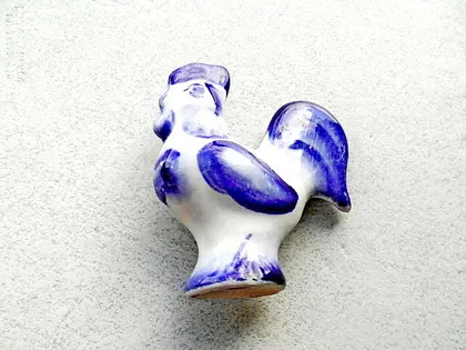 фото, Півник мініатюра Гжель фарфор СССР