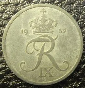 2 оре 1957 Данія Ціна