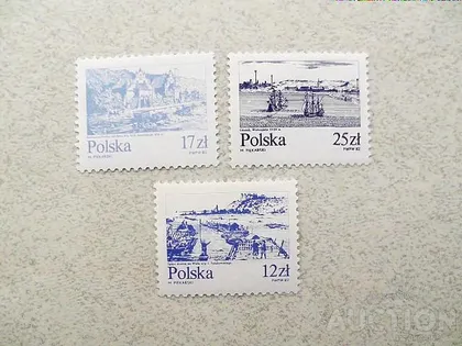 фото, Серія поштових марок Польща " Кораблі " 1982 рік