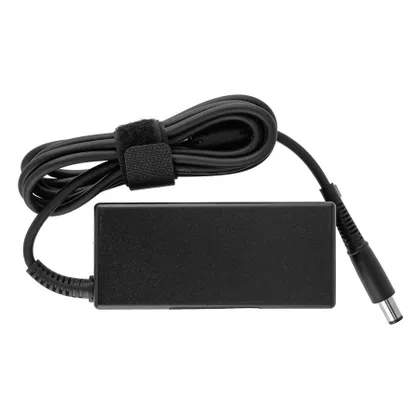 фото, Оригінальний блок живлення для ноутбука HP 18.5V, 3.5A, 65W, 7.4*5.0-PIN, Black (384019-002, 384019-001, 391172-001) (без кабеля)