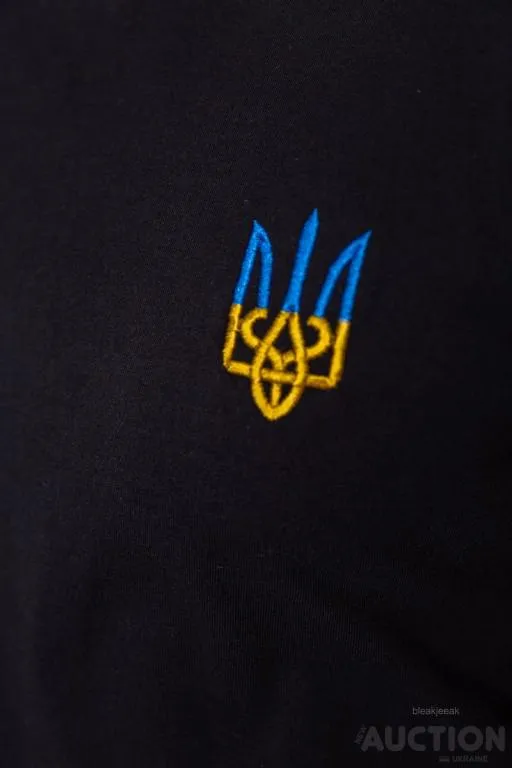 Футболка мужская патриотическая, цвет черный, 226R036 Де купити