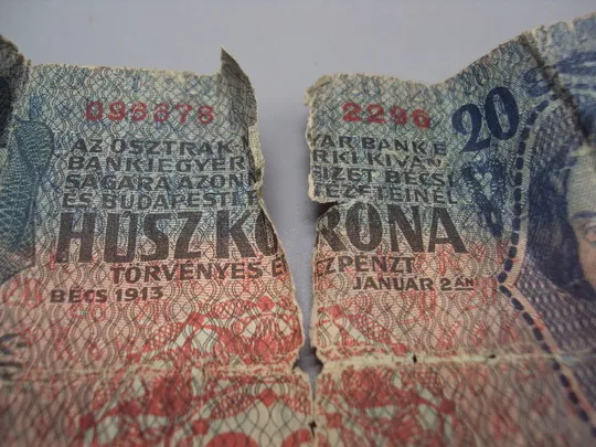 Банкнота Австро-Венгрия 20 крон 1913 год 096678 2296 №15988 На торгах