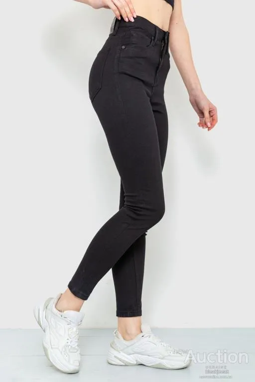 Джинсы женские skinny, цвет черный, 186R0028 З аукціону