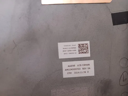 номер1063-15 кришка матриці AM1DK000723 05G9NG для Dell Latitude P40G E7450 7450 Кришка дисплея Тильна кришка Корпус матриці Верхня кришка matrix cover Top Case LCD Cover Rear Lid Back Cover Housing Cabinet оригінал Де купити