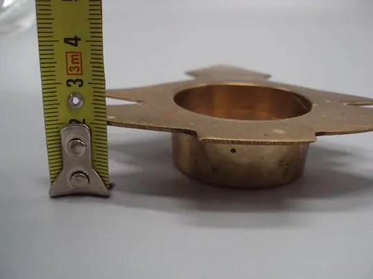 Купити Подсвечник елка латунь елочка высота 2,1 см, длина 10,4 см, ширина 10,2 см вес 90,84 г №14569