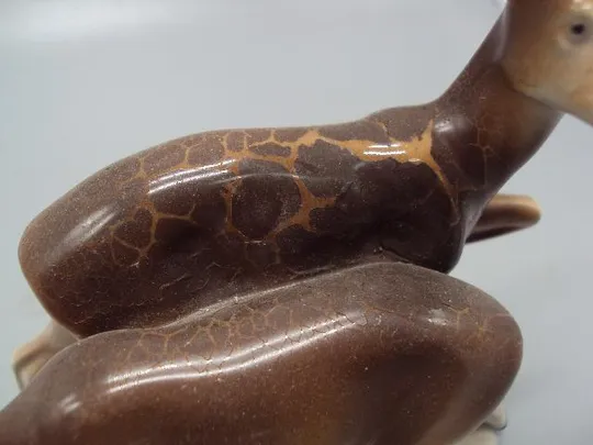 Фигура фарфор статуэтка Германия олени ГДР высота 15 см, длина 16,5 см №14203 Недорого