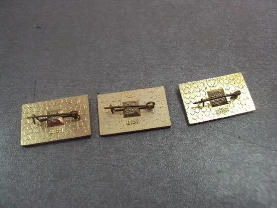 знак авиация ссср самолет ан-24 ту-154 як-40 украинское уга лот 3 шт №14744 Продаж