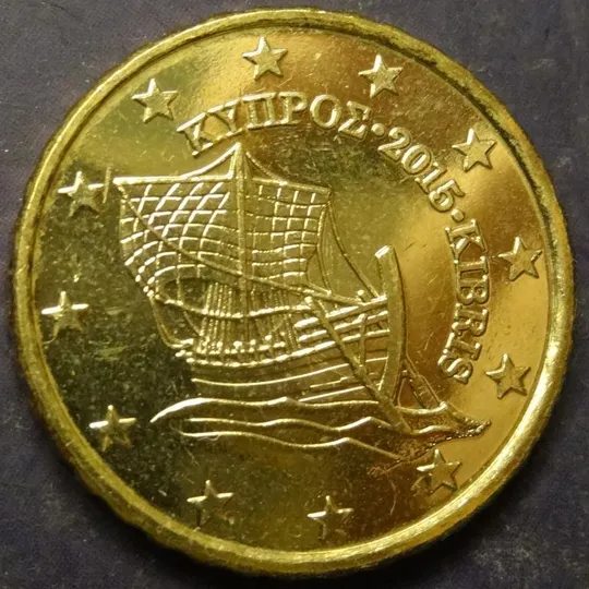 10 євроцентів 2015 Кіпр UNC рідкісна Ціна