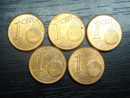 Купити 1 євроцент 2005 Німеччина (всі монетні двори)
