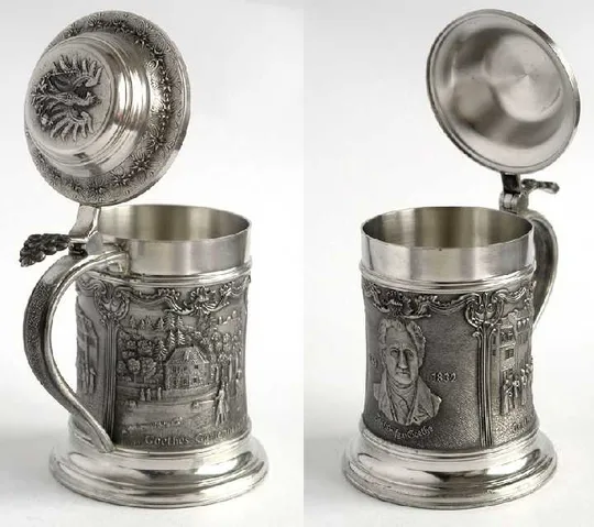 Олов'яний кухоль Гете 700 мл, Zinn95% Vogel Germany Недорого