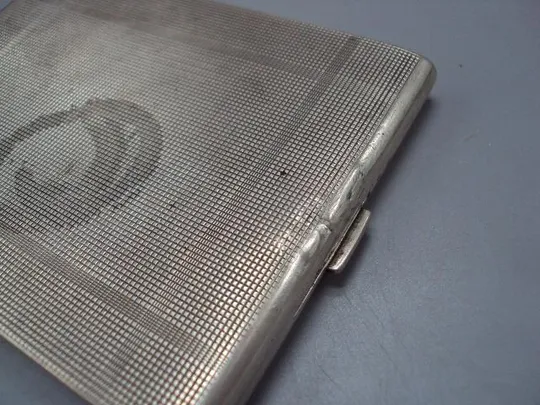 Купити Портсигар серебро 835 проба РА 67 вес 151,15 г размер 8,2х10,1 см №3334