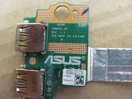 номер0319-21 плата USB AUDIO CARD READER 69N0P5B10C00-01 для ASUS VivoBook S300CA оригінал Де купити