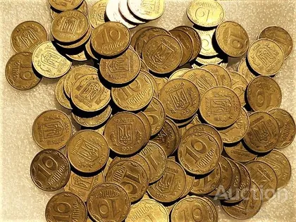 фото, 10 копійок 2002 рік Україна " 100 штук одним лотом "