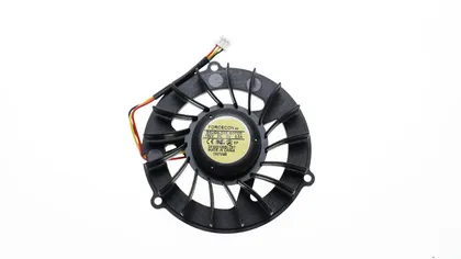 фото, Оригінальний вентилятор для ноутбука DELL STUDIO 1450, 1457, 1458, DC 5V 0.5A, 3pin (FORCECON DFS531205LC0T) (Кулер)