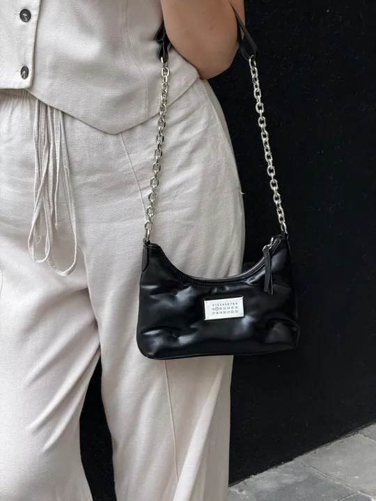 Сумка Maison Margiela Black Glam Slam Small Shoulder Bag 99476 Торговий майданчик