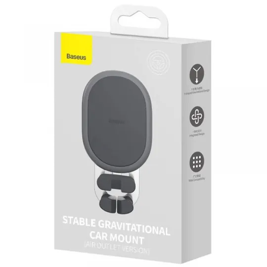 Автодержатель Baseus Stable Gravitational (Air Outlet Version) (SUWX000001) Інтернет-аукціон